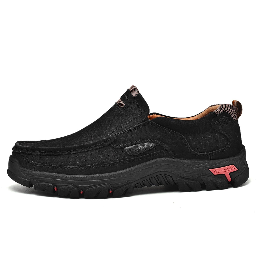 Scarpe slip-on uomo, eleganti e pratiche, per un look formale o casual, suola antiscivolo.