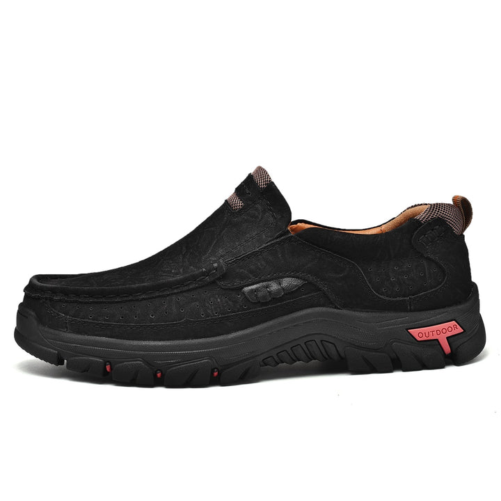 Scarpe slip-on uomo, eleganti e pratiche, per un look formale o casual, suola antiscivolo.