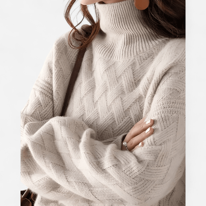 Maglione dolcevita donna, stile versatile e casual chic. Perfetto per ogni look, calda moda autunno inverno.