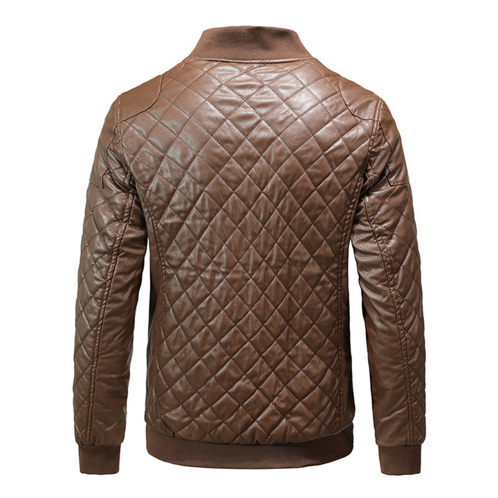 Capospalla uomo bomber trapuntato, caldo e comodo, perfetto per ogni occasione invernale.