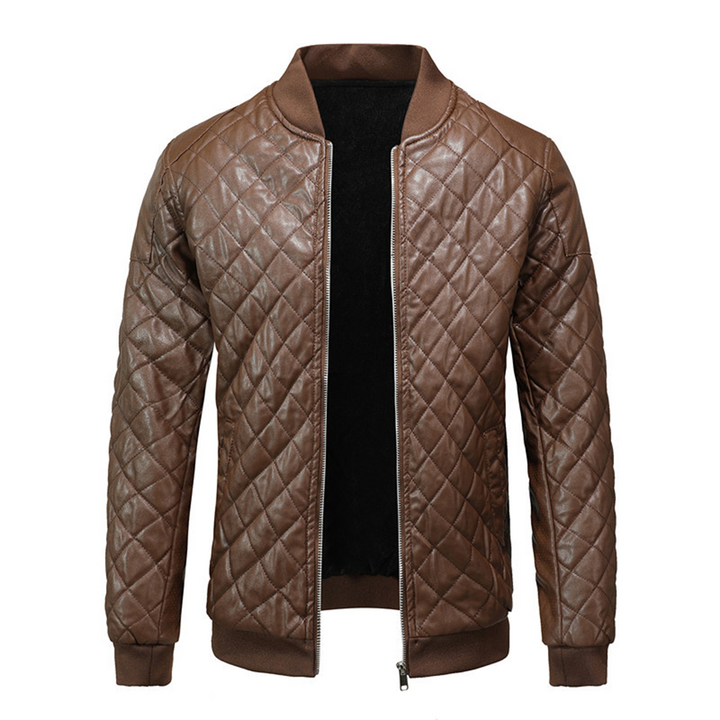 Giubbotto bomber trapuntato uomo, caldo e versatile, perfetto per autunno/inverno.