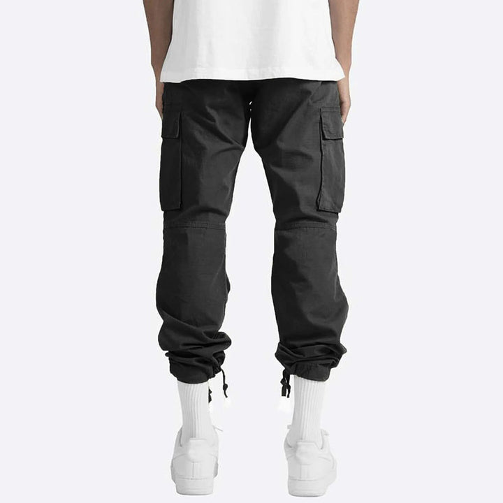 Robusti pantaloni uomo modello cargo tattico, perfetti per escursioni, casual e attività all'aperto.
