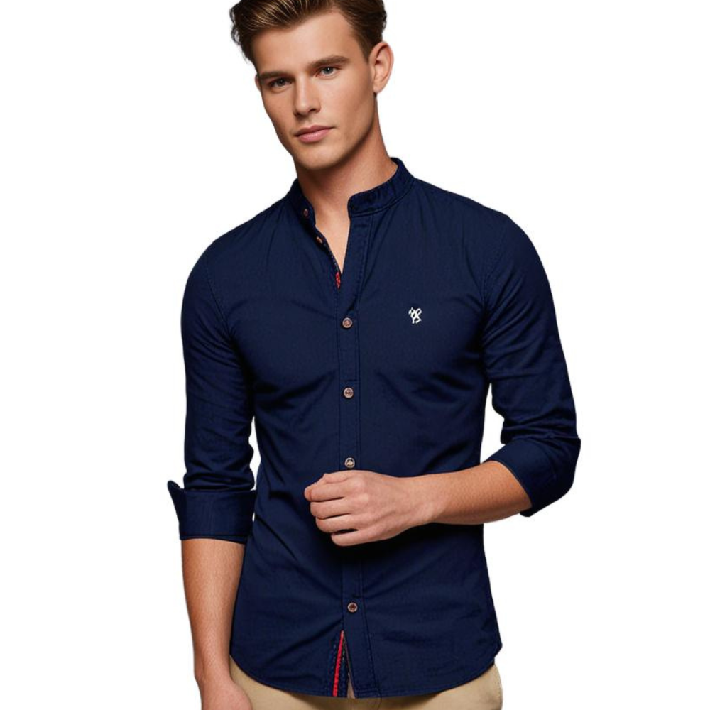 Versatile camicia uomo a maniche lunghe, perfetta per look casual o eleganti, un capo essenziale nel tuo guardaroba.