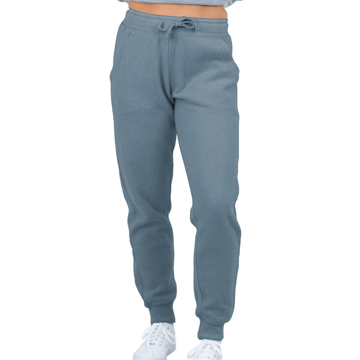 Pantaloni jogger donna affusolati, con vita elastica, dal design sportivo e casual.