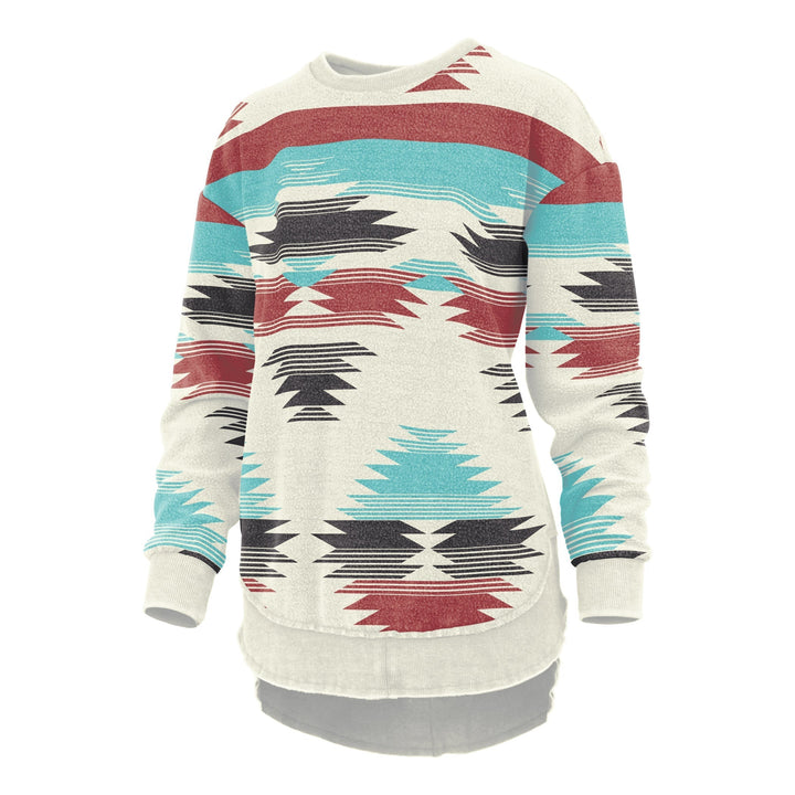 Poncho donna stile azteco morbido e comodo. Ideale come coprispalle per abbigliamento casual autunno/inverno.