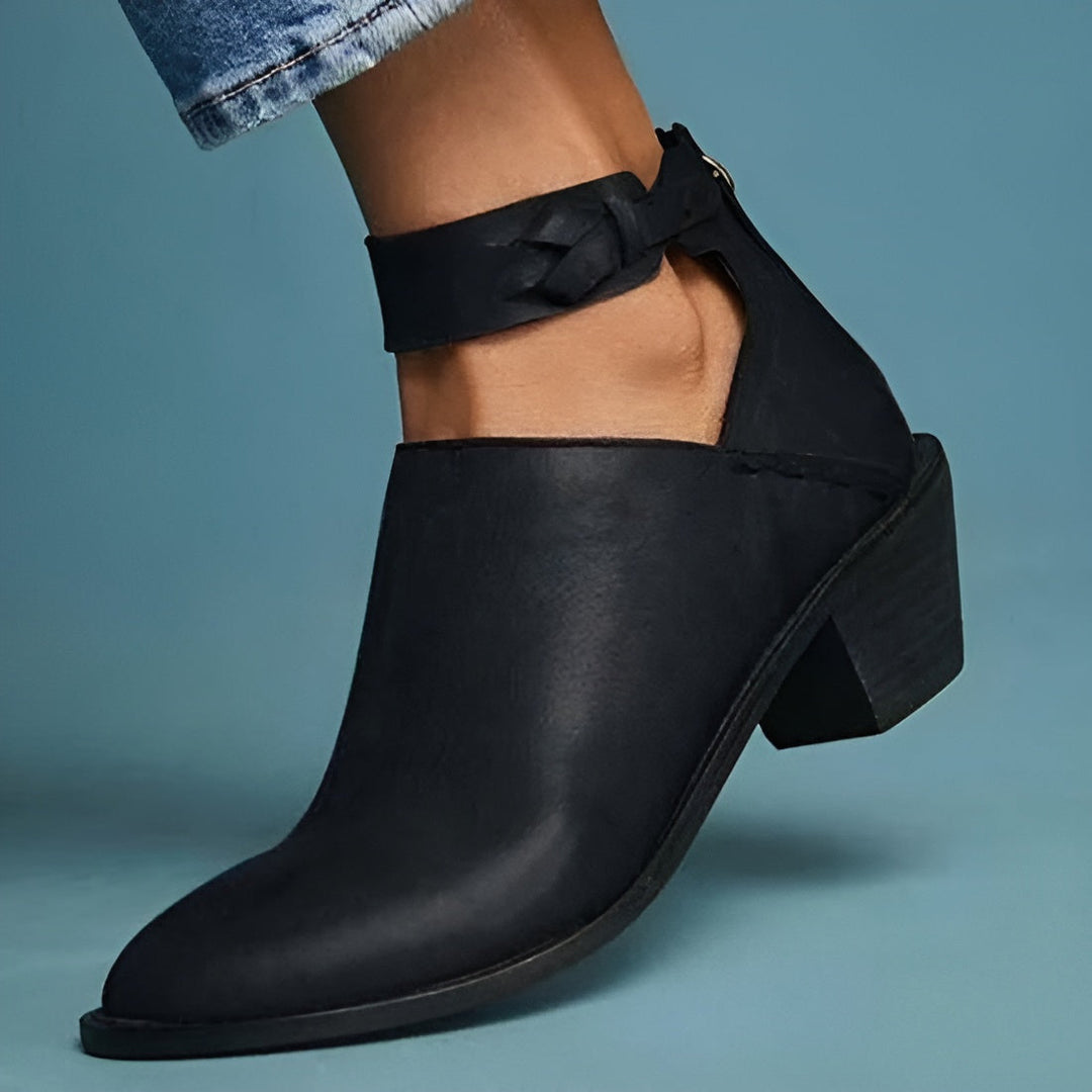 Scarpe donna basse, comode e versatili con supporto ortopedico, ideali per casual e lavoro, colore nero.