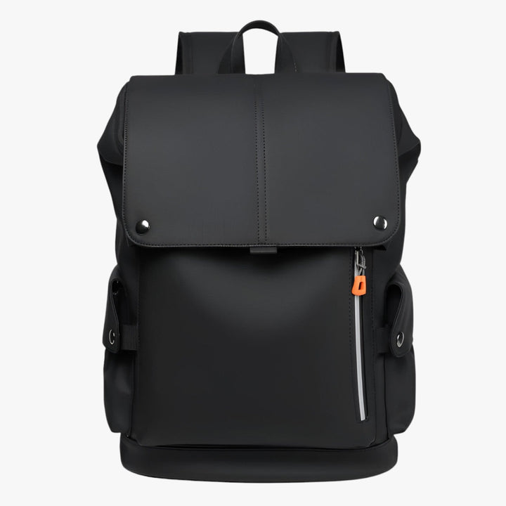Zaino uomo ergonomico con scomparto porta laptop, comodo per viaggio e ufficio.