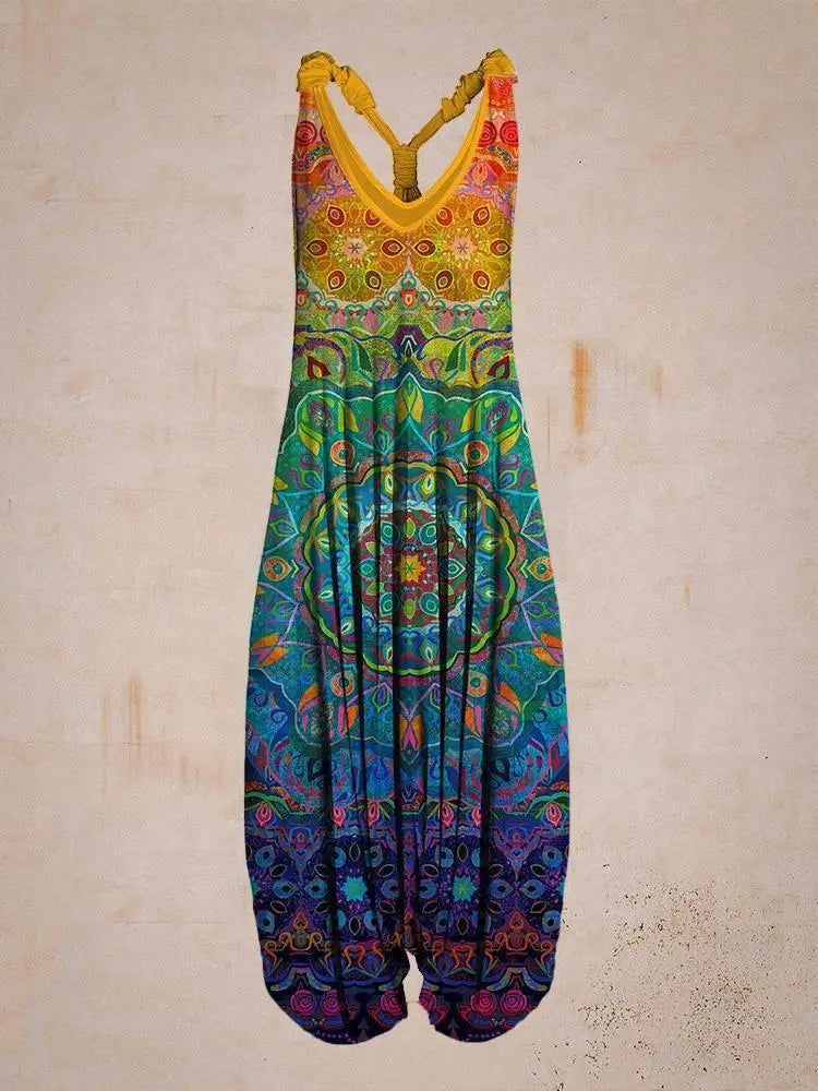 Moda donna: overall estivo comodo e versatile, con taglio fluido per la primavera e l'estate.