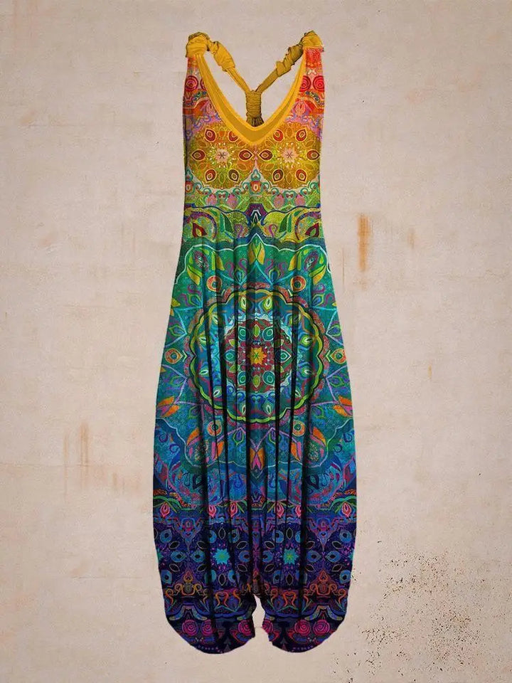 Moda donna: overall estivo comodo e versatile, con taglio fluido per la primavera e l'estate.