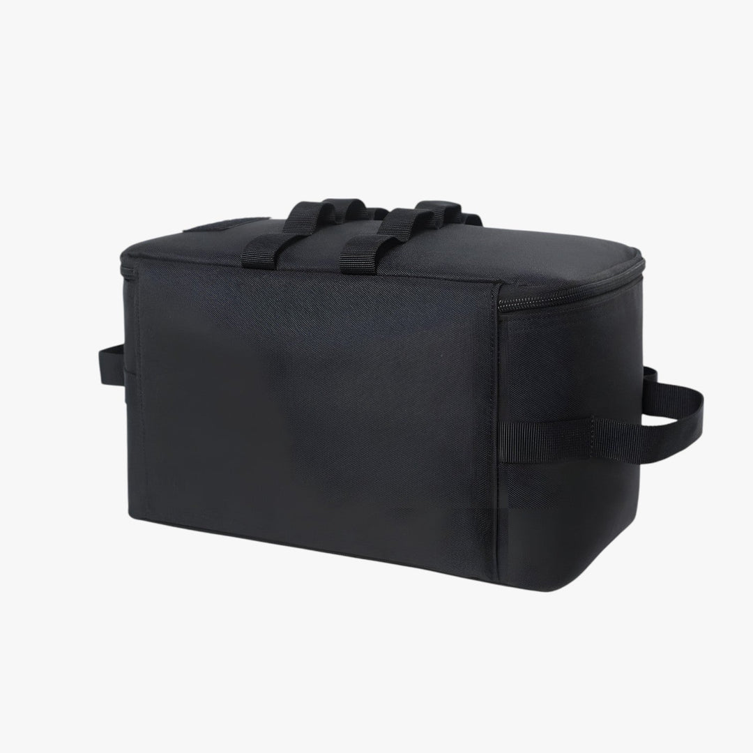 Borsa termica uomo compatta per picnic e viaggi, con scomparti multipli per organizzare il portapranzo.