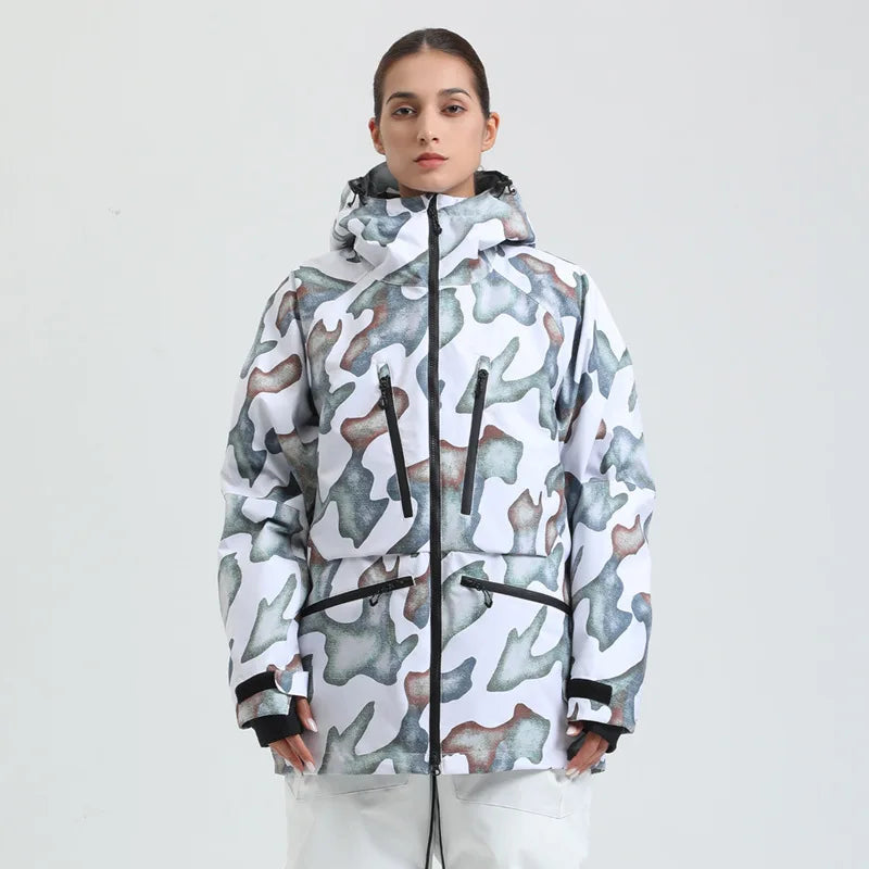 Giacca invernale unisex traspirante, ottima per un layering efficace negli sport invernali.