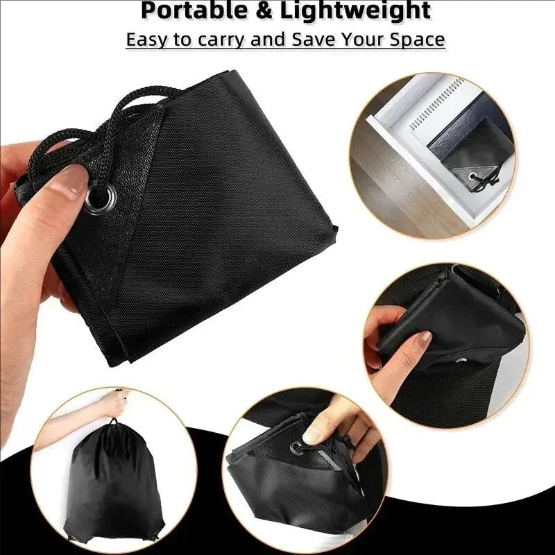 Borsa palestra rosa in poliestere, con coulisse, versatile accessorio unisex per attività sportive e gite.