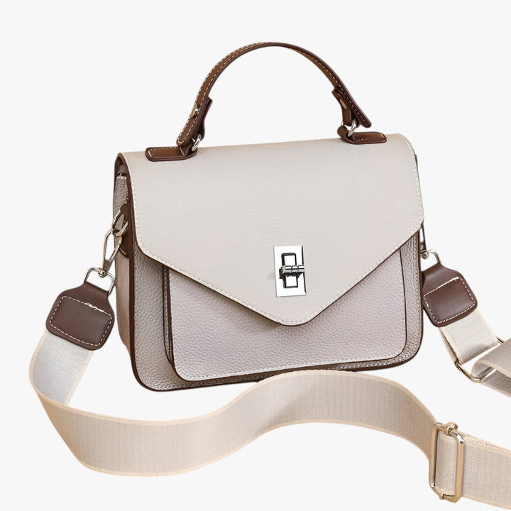 Borsa a tracolla e a mano da donna, in sintetico multicolore, pratica e alla moda.