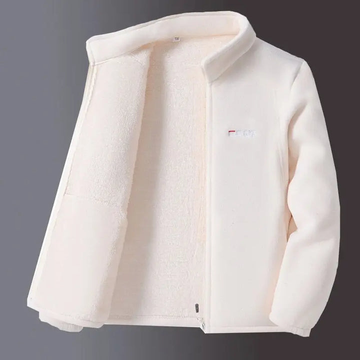 Giacca invernale donna viola termica, antivento, con zip integrale. Ideale per attività outdoor.