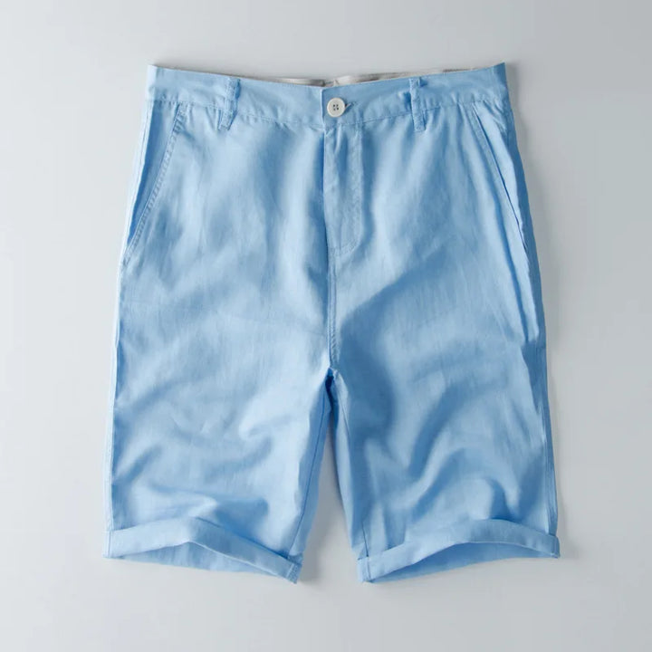 Pantaloncini chino uomo casual, leggeri per estate, perfetti per look disinvolti e comfort estivo.