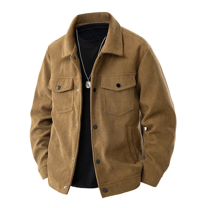 Giacca uomo casual elegante grigia, taglio moderno per autunno/primavera. Ideale per outfit quotidiani.