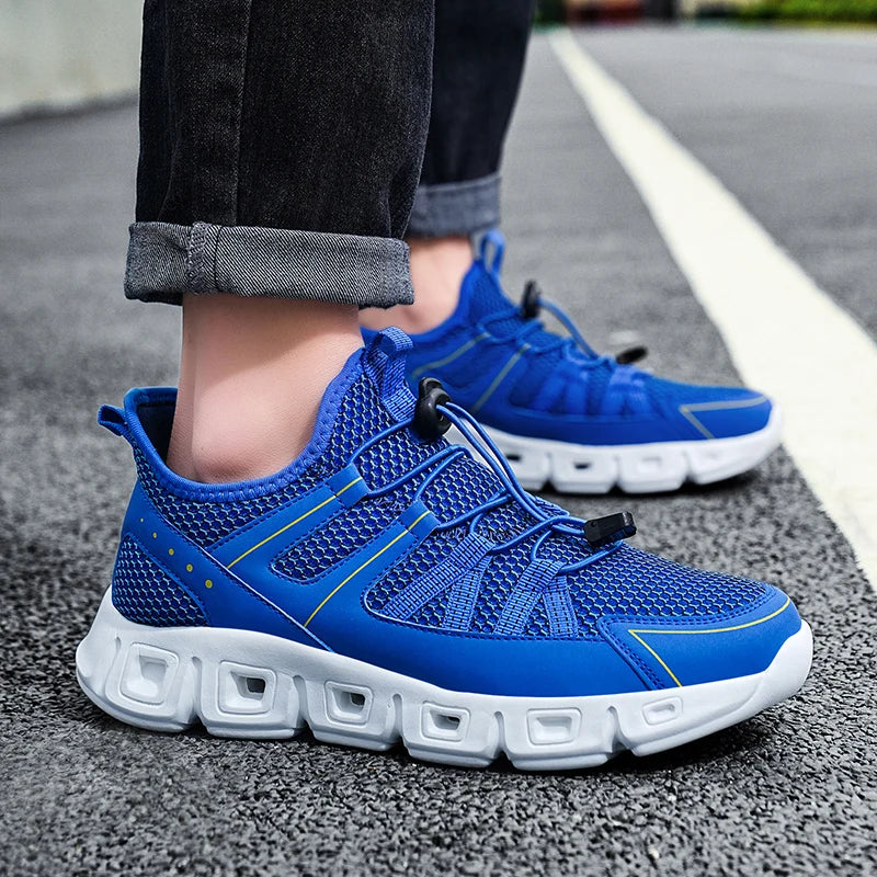 Scarpe da running uomo per fitness, leggere, con ottima trazione e ammortizzazione reattiva.