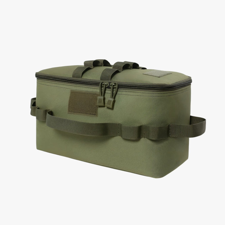 Borsa termica uomo nera multiscomparto per pranzo in ufficio e picnic.
