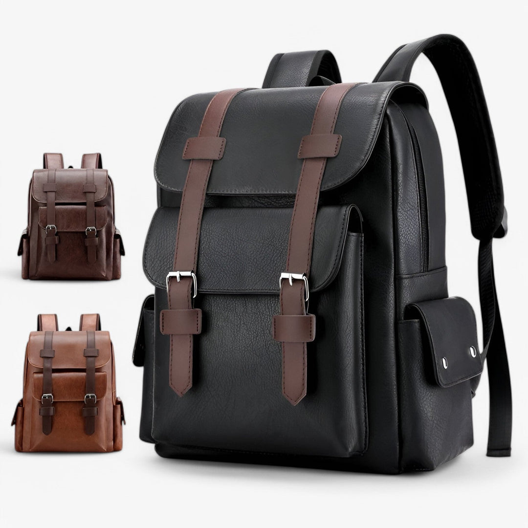 Zaino versatile con doppia fibbia, perfetto per viaggi e avventure quotidiane.