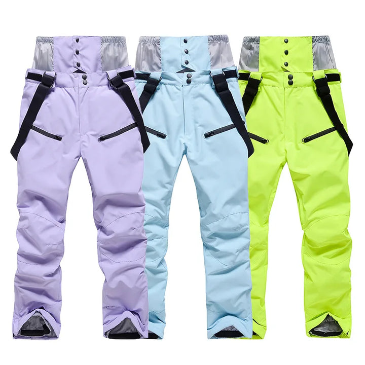 Pantaloni outdoor unisex per escursioni neve e sci, resistenti alle intemperie invernali. [[lstfy-media:11]]