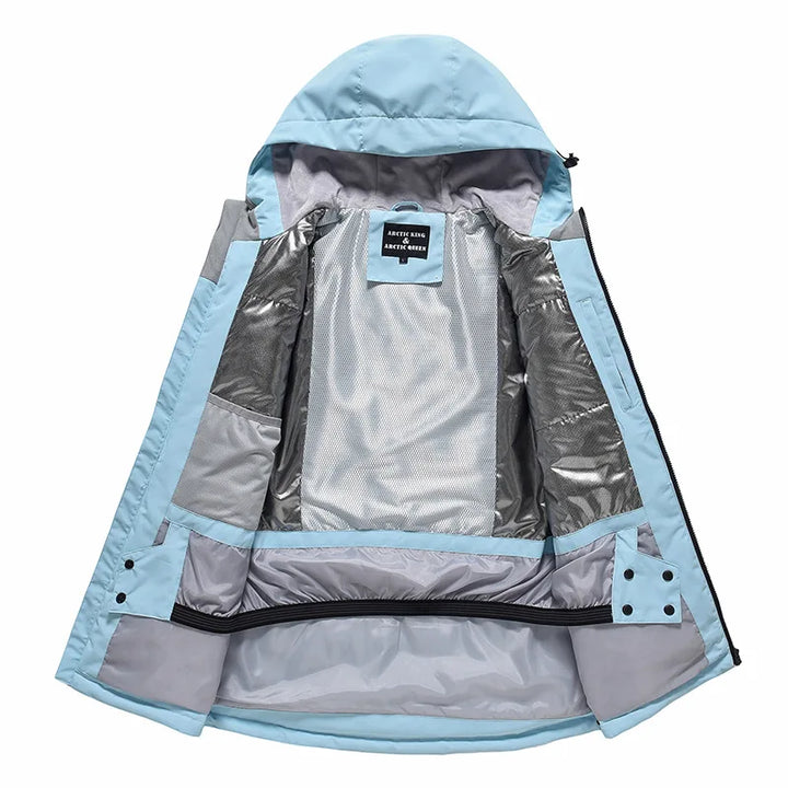 Completo sci unisex versatile, impermeabile, antivento e traspirante, per ogni livello.