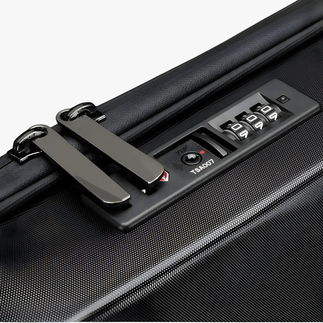 Zaino porta laptop rigido da viaggio per uomo, colore nero, perfetto per la sicurezza urbana.