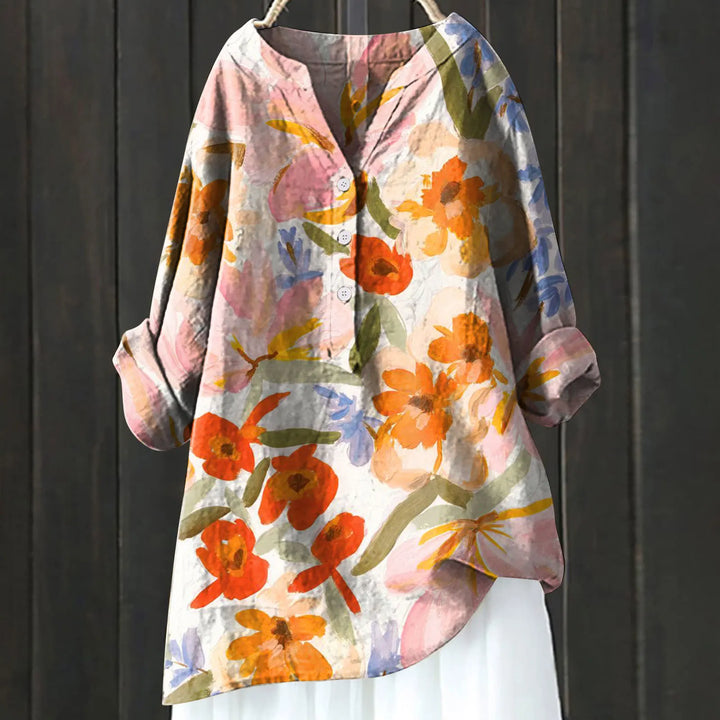 Moda primavera: blusa tunica donna, leggera e versatile, perfetta per un tocco di eleganza casual.