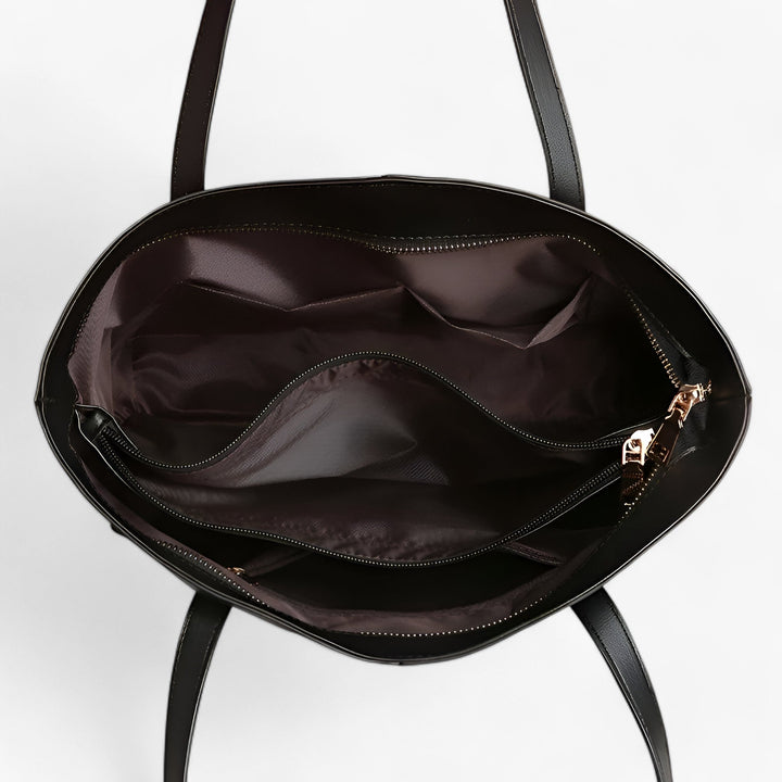 Borsa tote donna verde, capiente ed elegante, accessorio versatile per il quotidiano.