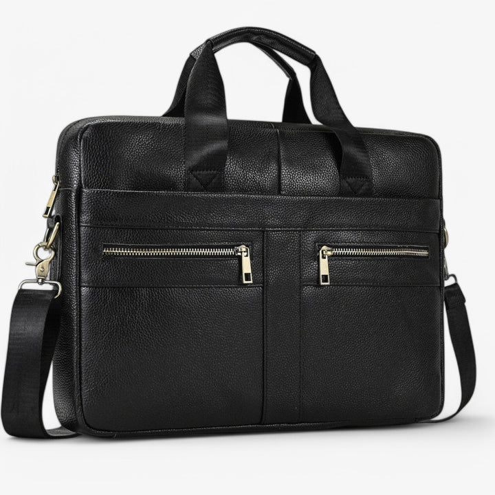 Borsa portadocumenti uomo professionale, elegante e robusta, perfetta per lavoro, ufficio e viaggi.