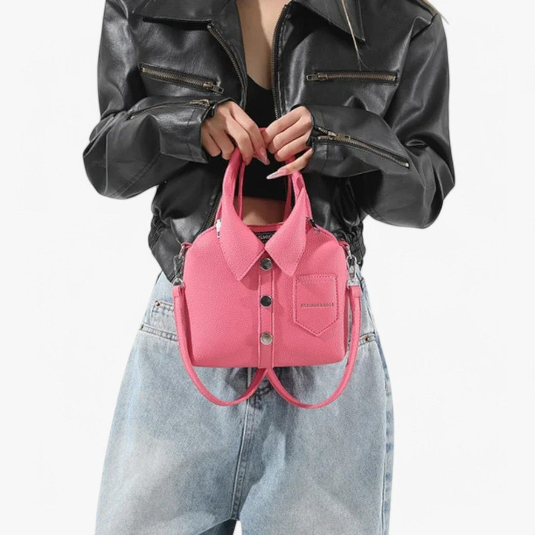 Borsa a mano donna in sintetico multicolore con tracolla regolabile, ideale per viaggio o quotidiano.