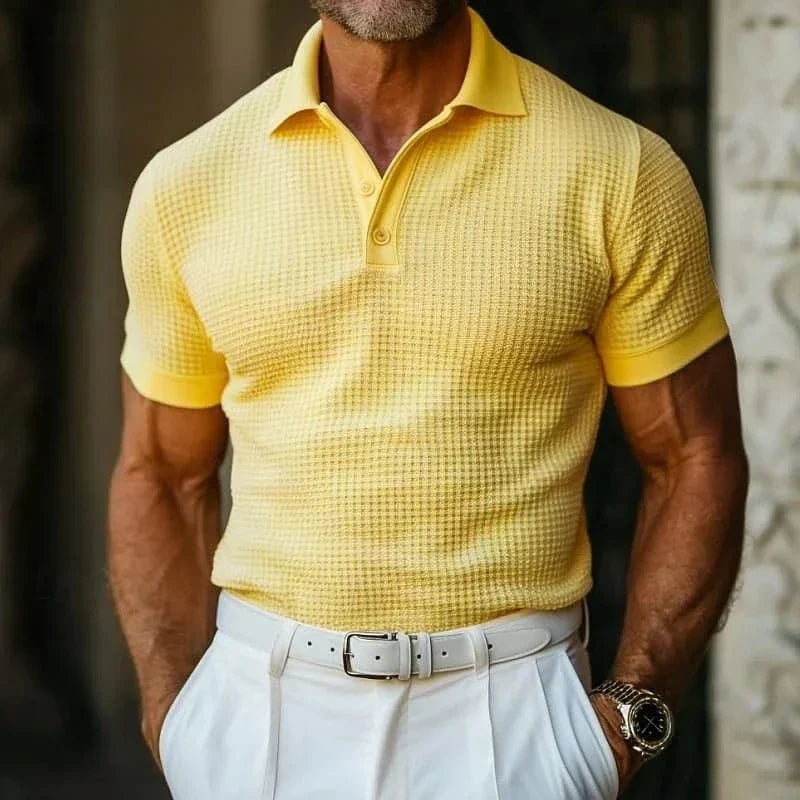 Camicia uomo dal design moderno, elegante e traspirante. Perfetta per un abbigliamento maschile versatile e chic.
