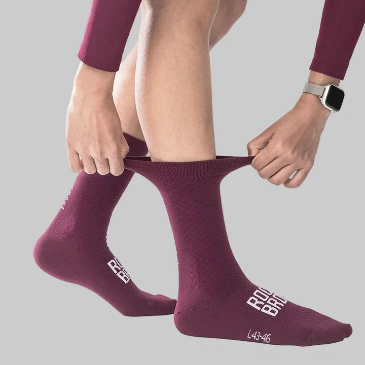Calze ciclismo unisex traspiranti, set da 2 paia per sport e allenamento. Accessori bici confortevoli.