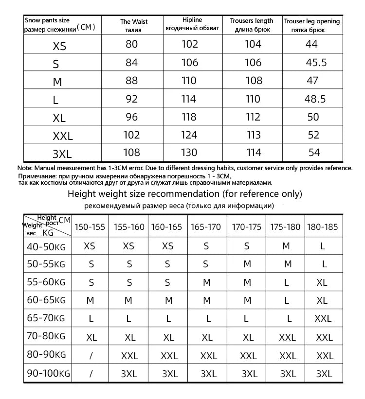 Pantaloni sportivi invernali unisex, impermeabili e antivento, per comfort su piste e sentieri. [[lstfy-media:16]]
