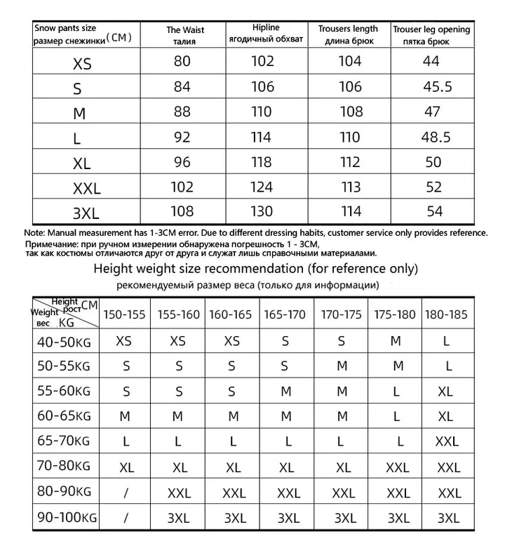 Pantaloni sportivi invernali unisex, impermeabili e antivento, per comfort su piste e sentieri. [[lstfy-media:16]]