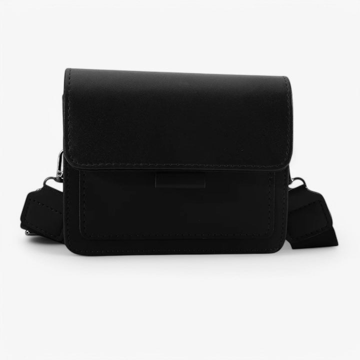 Elegante borsa a tracolla donna per tutti i giorni, con patta e finitura multicolore sintetica.
