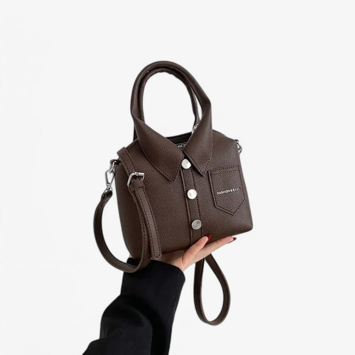Borsa a mano donna multicolore con tracolla regolabile, stile moderno, perfetta per un tocco di colore al tuo outfit.