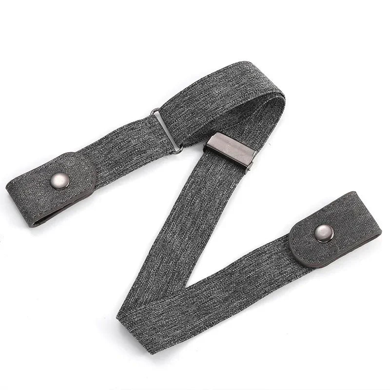 Dimentica la fibbia con cintura elastica invisibile unisex, comfort garantito per ogni giorno.