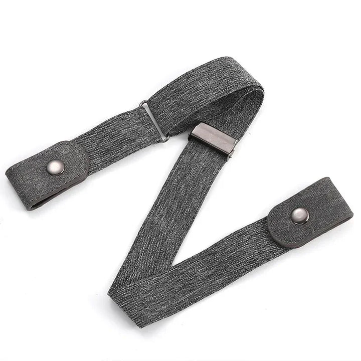 Dimentica la fibbia con cintura elastica invisibile unisex, comfort garantito per ogni giorno.