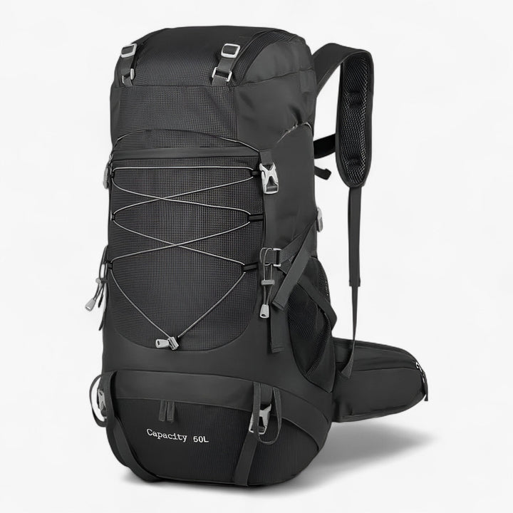 Zaino da trekking unisex 50L multi-colore per avventure, escursionismo e campeggio outdoor. Comfort garantito.