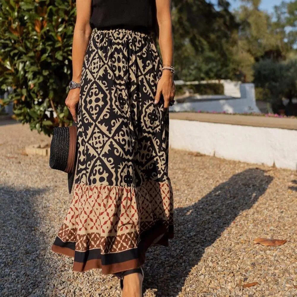Gonna fluida da donna per l'estate, capo essenziale per un abbigliamento fresco, comodo e alla moda.