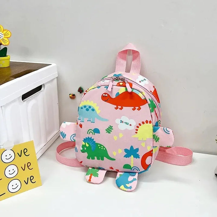 Zainetto per bambini dinosauro, in nylon robusto e leggero, perfetto per l'asilo o la scuola.
