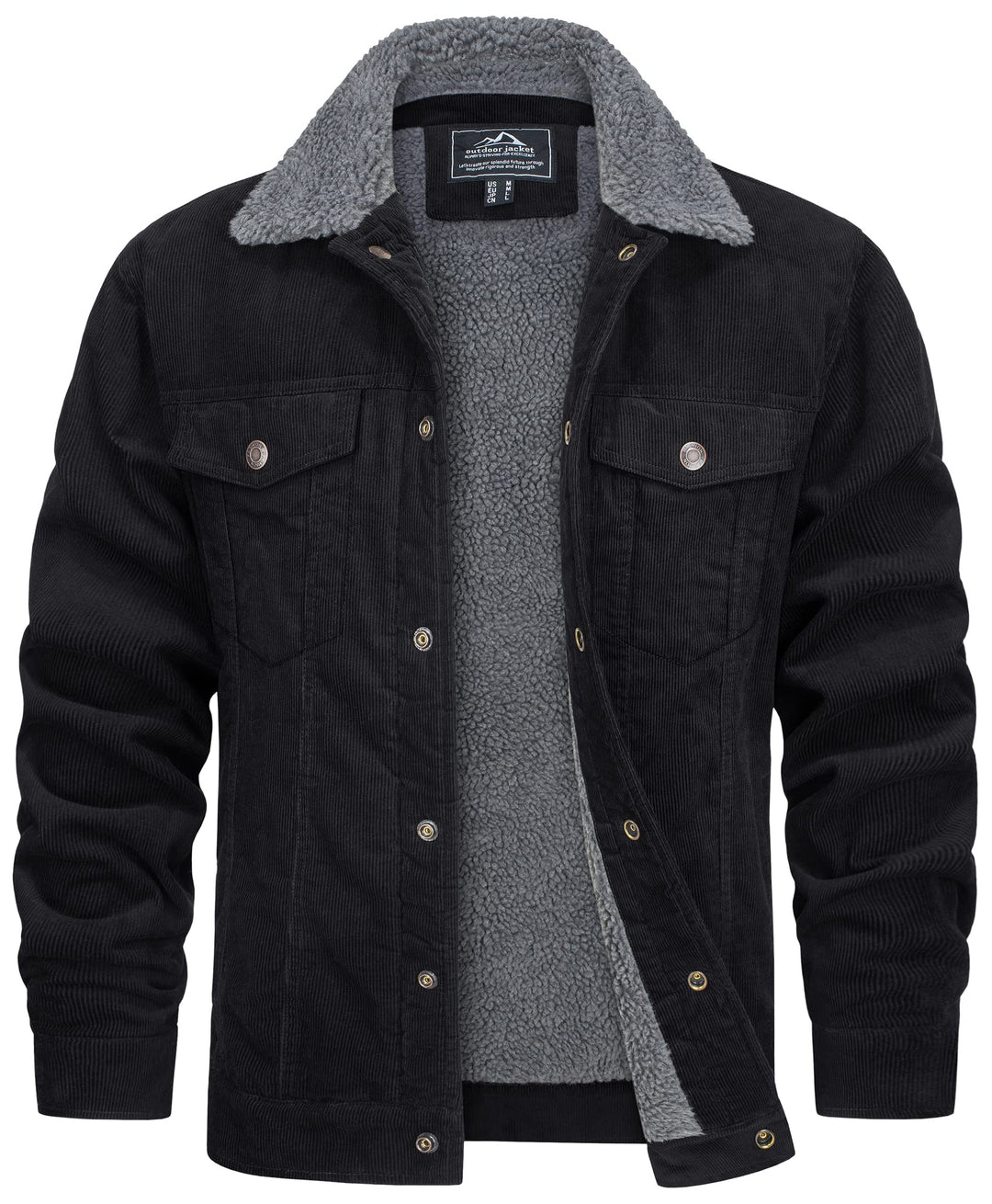 Elegante giacca uomo in velluto a coste, ideale per look classici e caldi in inverno. Un capo di moda uomo essenziale.
