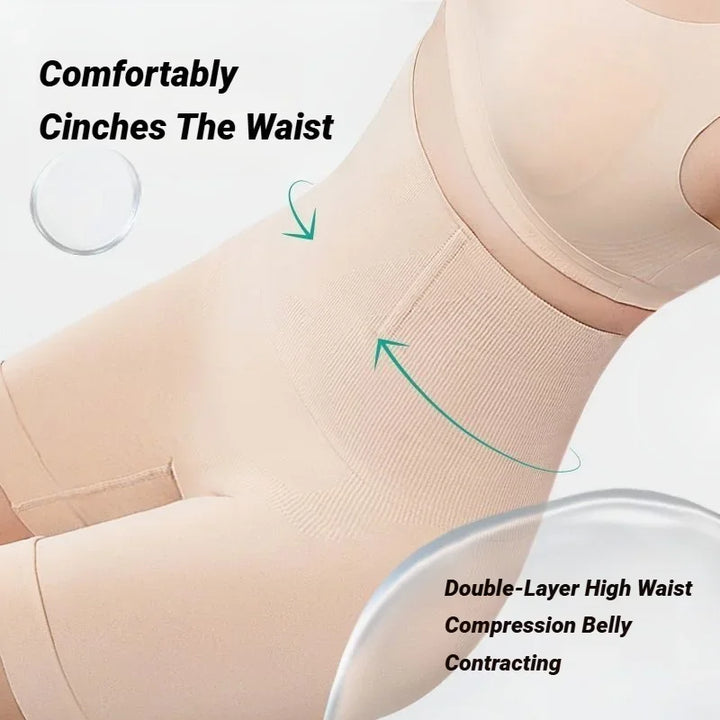 Shapewear invisibile donna, guaina modellante vita alta ideale per definire la silhouette con massimo comfort.