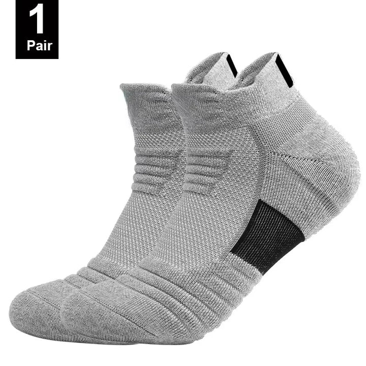 Calze da calcio in cotone per uomo, antiscivolo per una presa sicura. Ideali per allenamento.