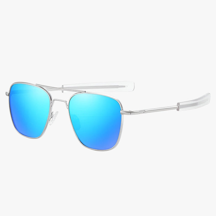 Occhiali da sole uomo polarizzati, ideali per viaggio e tempo libero, con protezione UV e stile.