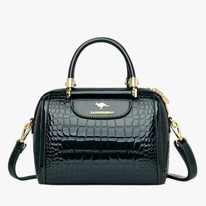 Vivace borsa a mano donna multicolore effetto coccodrillo, l'accessorio perfetto per ogni outfit.