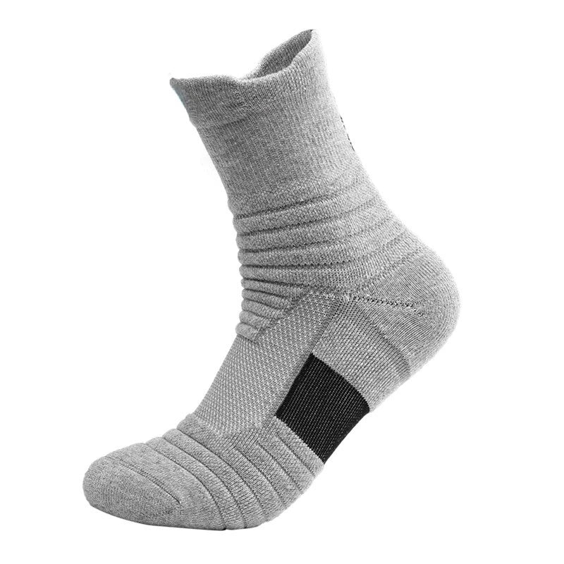 Calze sportive antiscivolo uomo, in cotone per calcio, palestra e allenamento. Garantiscono stabilità.