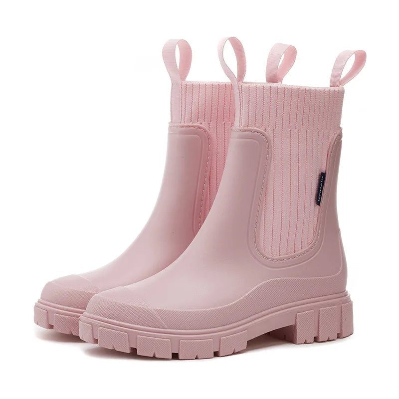 Stivali da pioggia donna, stivali eleganti e impermeabili. Perfetti per uno stile chic e protezione pioggia.
