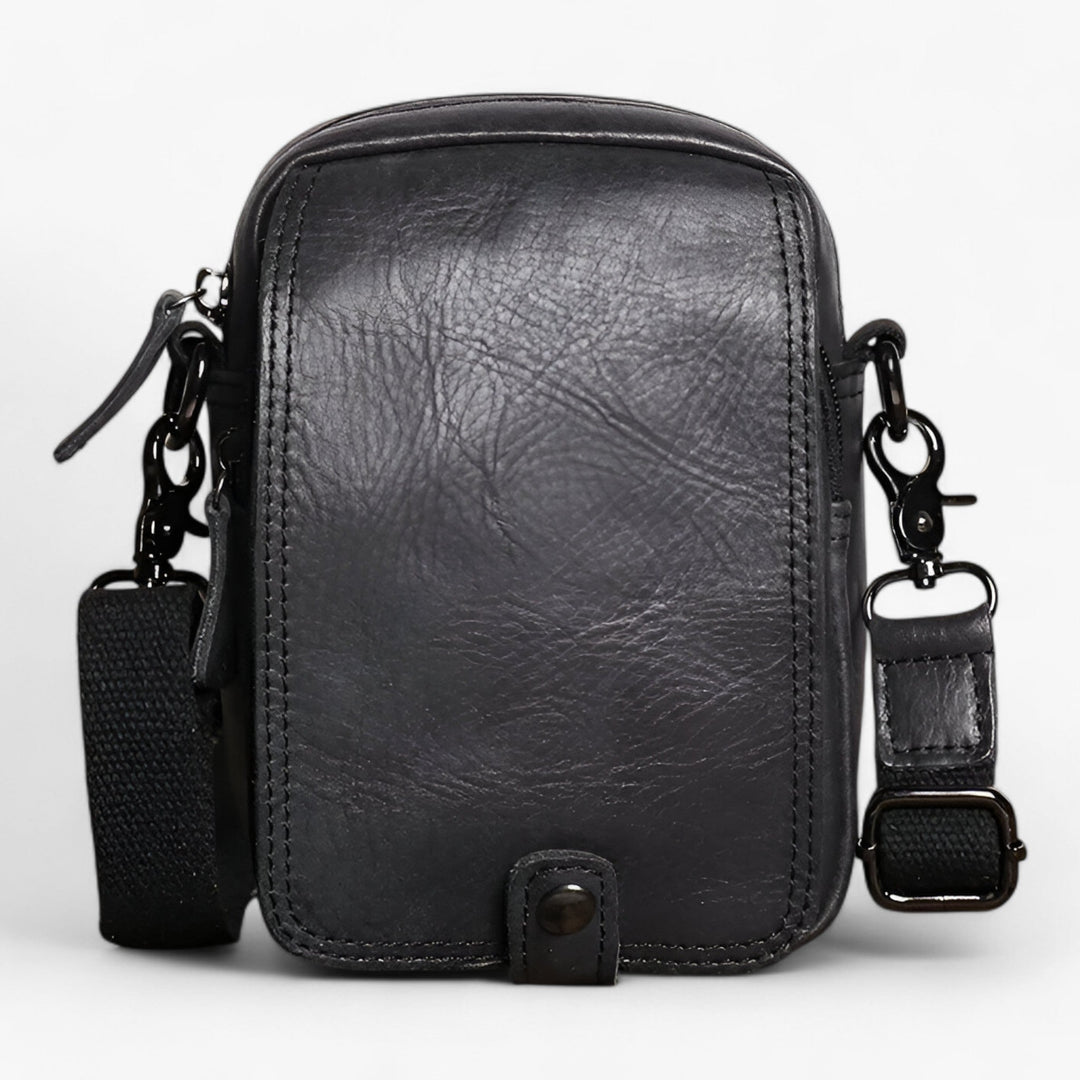 Borsa a tracolla verticale unisex in materiale sintetico, ideale per uso quotidiano e viaggio, con scomparto cerniera.