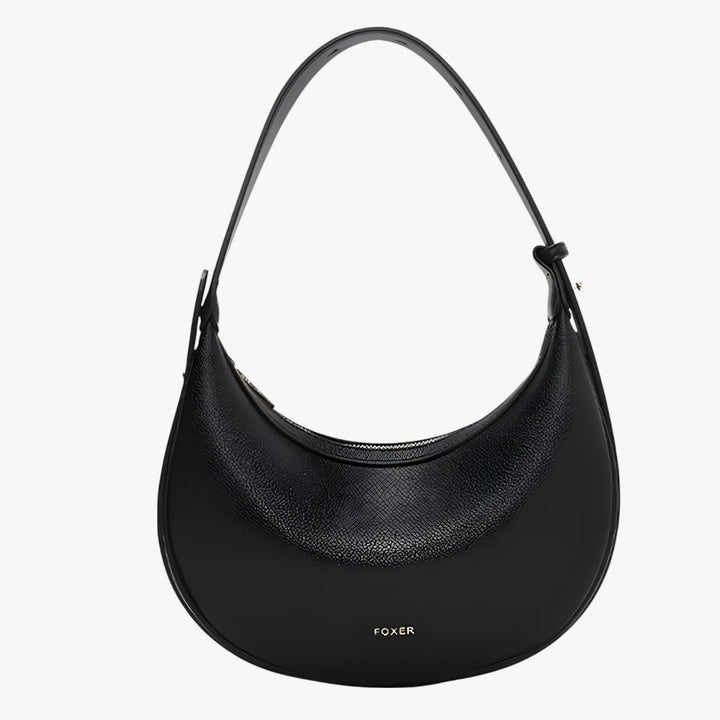 Raffinata borsa a mezzaluna hobo per donna, versatile per il giorno e la sera. Regalo ideale.